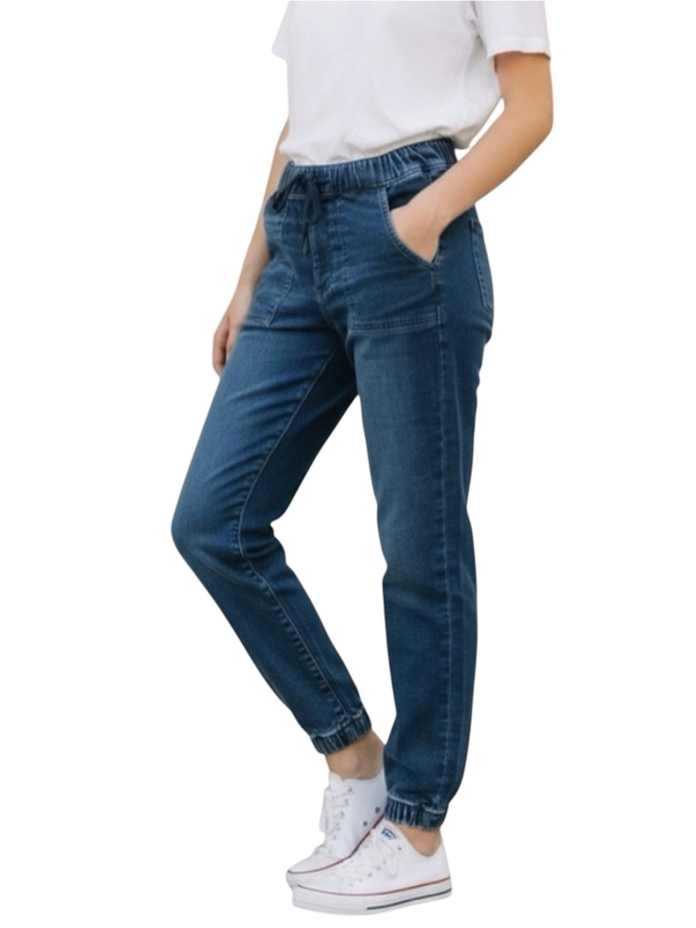 American Eagle denim joggers size 2